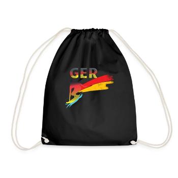 Allemagne Surf - Sac de sport léger - noir - Devant