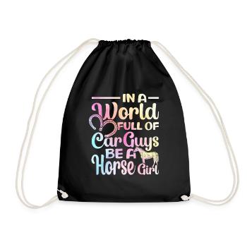 Dictons de cavaliers Chevaux de cavalier - Sac de sport léger - noir - Devant
