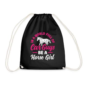 Dictons de cavaliers Chevaux de cavalier - Sac de sport léger - noir - Devant