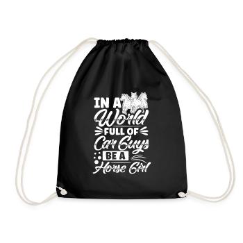 Dictons de cavaliers Chevaux de cavalier - Sac de sport léger - noir - Devant