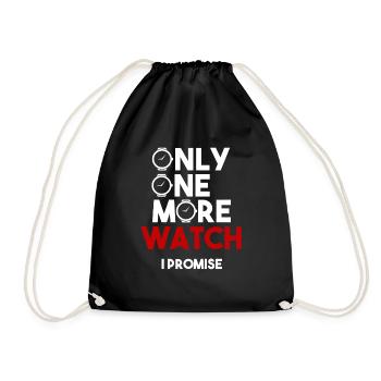Watch Collector Watch Watchmaker - Drawstring Bag - black - Front