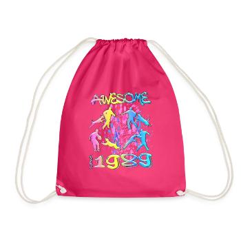 Génial depuis 1989. Agilité, Hundetraining - Sac de sport léger - fuchsia - Devant