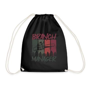 Directeur de succursale Succursales Succursales Forestier forestier - Sac de sport léger - noir - Devant