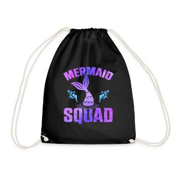 Mermaid Squad Mythical Creature Fin Mermaid - Sac de sport léger - noir - Devant