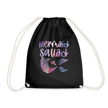 Mermaid Squad Mythical Creature Fin Mermaid - Sac de sport léger - noir - Devant