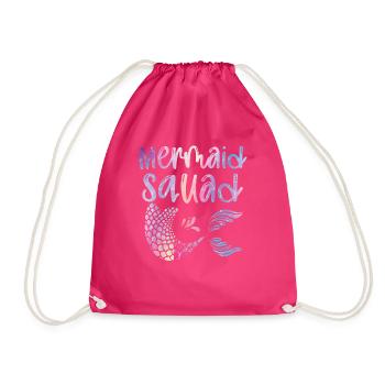 Mermaid Squad Mythical Creature Fin Mermaid - Sac de sport léger - fuchsia - Devant