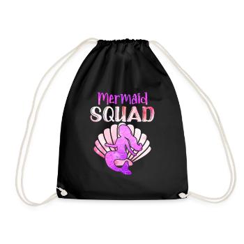 Mermaid Squad Mythical Creature Fin Mermaid - Sac de sport léger - noir - Devant