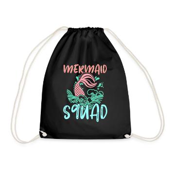 Mermaid Squad Mythical Creature Fin Mermaid - Sac de sport léger - noir - Devant
