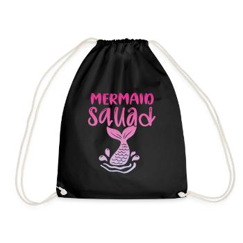 Mermaid Squad Mythical Creature Fin Mermaid - Sac de sport léger - noir - Devant