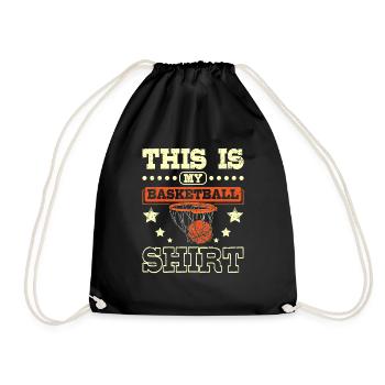 Ceci est mon basketball - Sac de sport léger - noir - Devant