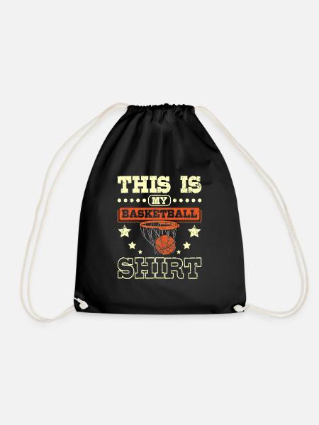 This is my Basketball - Turnbeutel - Schwarz