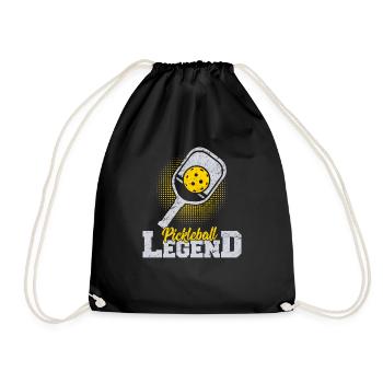 Pickleball Player Paddle Sport Funny Pickleball Le - Turnbeutel - Schwarz - Vorne