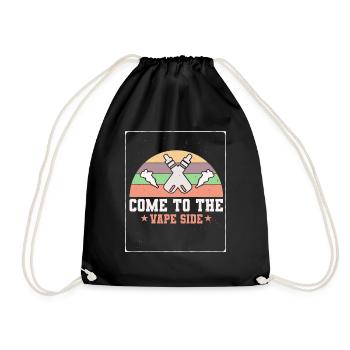 Come To the Vape Side T-Shirt Essential T-Shirt - Drawstring Bag - black - Front