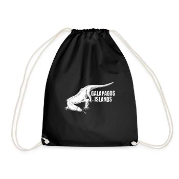 Galapagos Islands Lizard National Park Ecuador Ozea - Drawstring Bag - black - Front