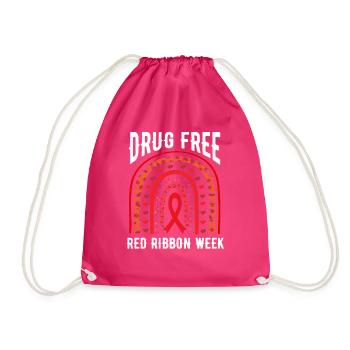 Semaine du ruban arc-en-ciel Octobre Substance Wear Red - Sac de sport léger - fuchsia - Devant