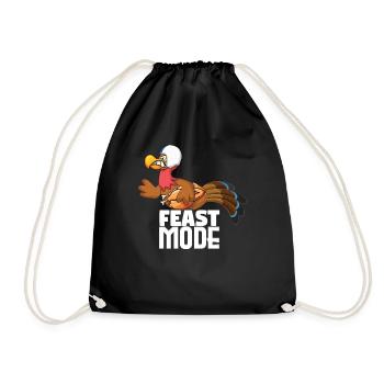 Rugby Turquie Mode Football Fan Thanksgiving - Sac de sport léger - noir - Devant