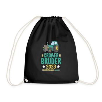 Großer Bruder 2023 Loading - Turnbeutel - Schwarz - Vorne