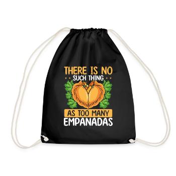 Empada Lover Pas d’Empanadas Colombia - Sac de sport léger - noir - Devant