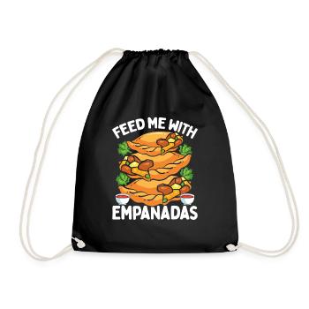 Empada Lover Nourrissez-moi avec Empanadas Colombia - Sac de sport léger - noir - Devant