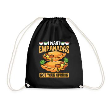 Empada Lover Je veux Empanadas Maker Colombie - Sac de sport léger - noir - Devant