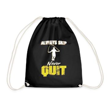 Speed Rope Skipping - Drawstring Bag - black - Front
