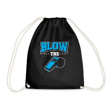 Drôle Ref Blow The Whistle Bad Referee Whistle - Sac de sport léger - noir - Devant