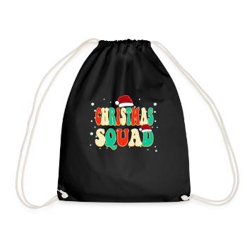 Équipe de Noël Famille Jumelage Noël - Sac de sport léger - noir - Devant