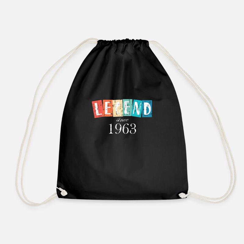legende seit 1953 Geburtstag Retro - Turnbeutel - Schwarz