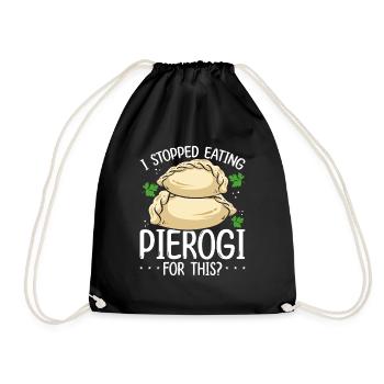 Pierogi Maker J’ai arrêté de manger Pierogi pour cela - Sac de sport léger - noir - Devant