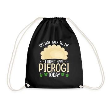 Pierogi Making Je n’avais pas Pierogi aujourd’hui PolishPi - Sac de sport léger - noir - Devant
