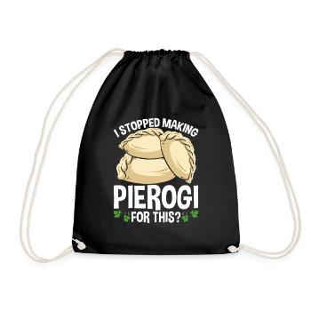 Pierogi Maker J’ai arrêté de faire Pierogi pour ça - Sac de sport léger - noir - Devant