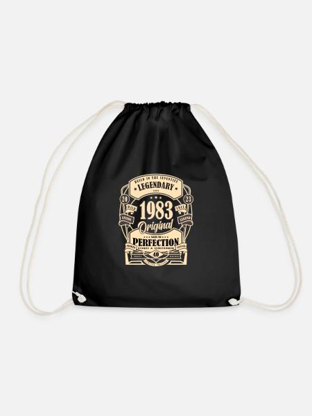 40. Geburtstag Geschenk Mythos Legende Original - Turnbeutel - Schwarz