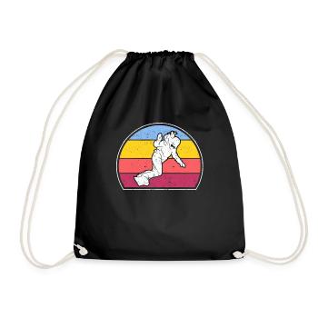 Boarder Girl Snowboarder Snowboard Ski Sports d’hiver - Sac de sport léger - noir - Devant