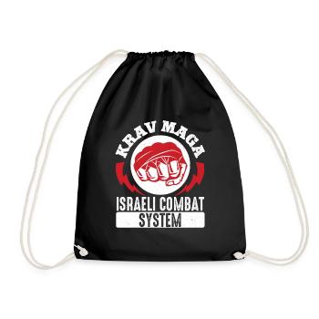 Krav Maga Apparel Israeli Self - Turnbeutel - Schwarz - Vorne