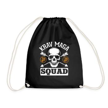 Krav Maga Apparel Israeli Self - Turnbeutel - Schwarz - Vorne