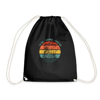 Dragon Boat Race Festival Dragon Boat - Drawstring Bag - black - Front