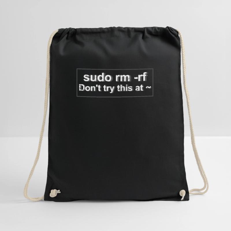 Novelty Networking Codes Developers Mockeries Drawstring Bag