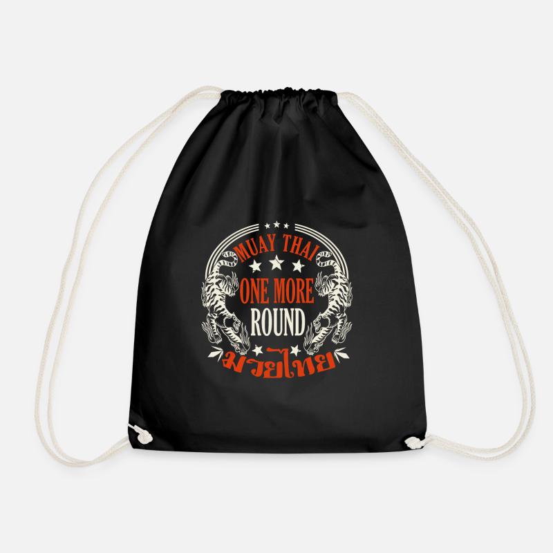 Muay Thai One More Round Thai Boxing Gift - Turnbeutel - Schwarz