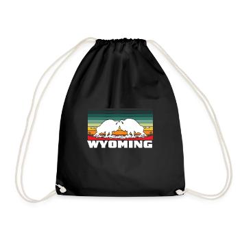 Buffalo Nature Parc national du Wyoming Souvenir Bergwan - Sac de sport léger - noir - Devant