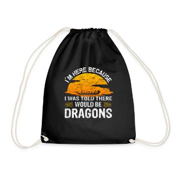 Dragon Boat Race Festival Dragon Boat - Drawstring Bag - black - Front
