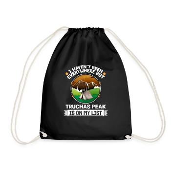 Truchas Peak Is On My List Hiking Camping Hiker - Turnbeutel - Schwarz - Vorne
