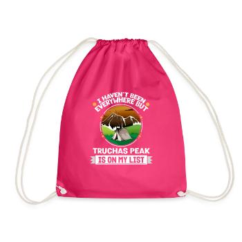 Truchas Peak Is On My List Hiking Camping Hiker - Turnbeutel - Fuchsia - Vorne
