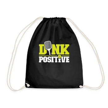Pickleball Pun Dink positif - Sac de sport léger - noir - Devant