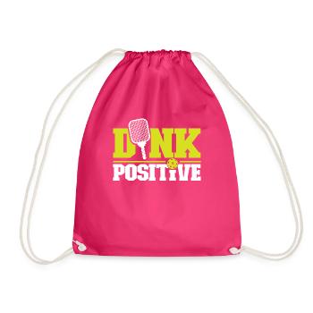 Pickleball Pun Dink positif - Sac de sport léger - fuchsia - Devant