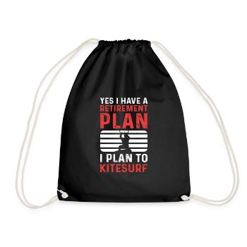 Oui, j’ai un plan de retraite. J’ai l’intention de - Sac de sport léger - noir - Devant