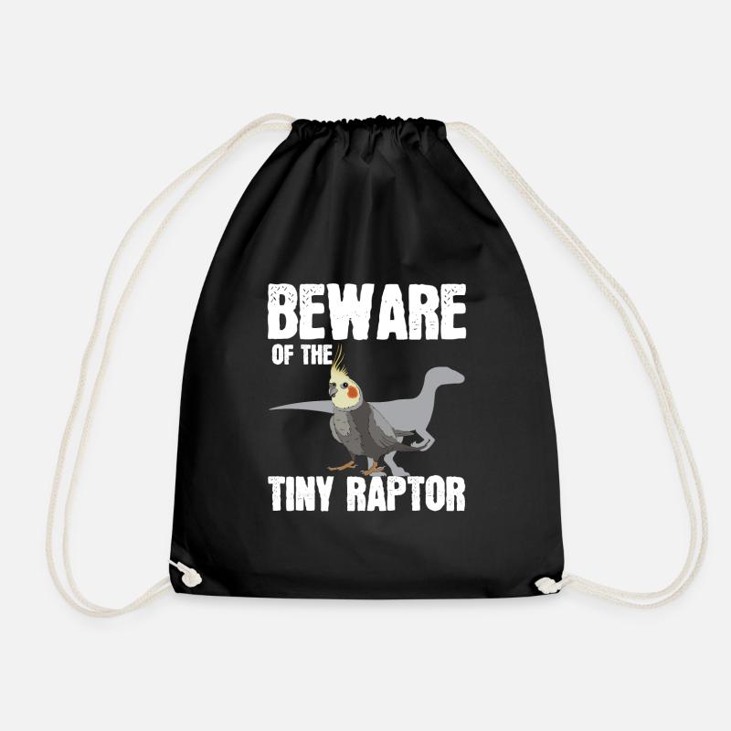 Nymphensittich Kakadu Papagei Vogel Geschenk - Turnbeutel - Schwarz