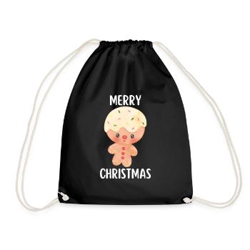 Joyeux Noël Drôle de Chemise de Noël - Sac de sport léger - noir - Devant