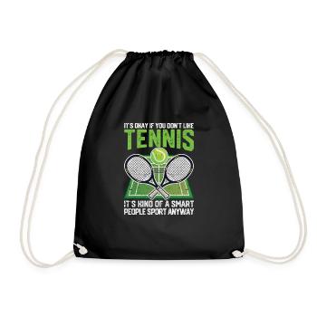 Ce n’est pas grave si vous n’aimez pas le tennis plus drôle - Sac de sport léger - noir - Devant