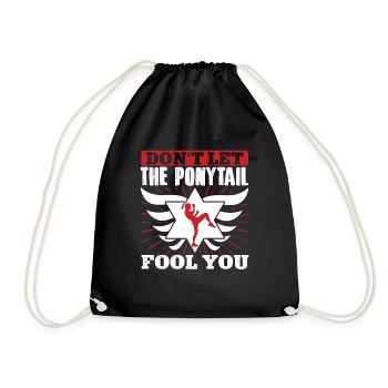 Krav Maga Apparel Israeli Self - Drawstring Bag - black - Front