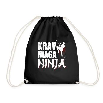 Krav Maga Apparel Israeli Self - Turnbeutel - Schwarz - Vorne